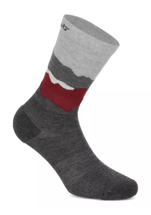 LAMUNT landscape-print socks - Grey