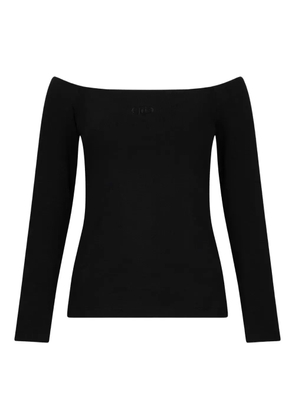 LIU JO boat-neck top - Black