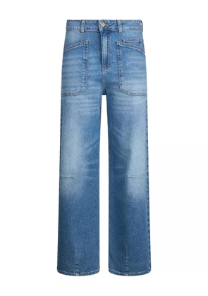 LIU JO high-rise five-pocket design jeans - Blue