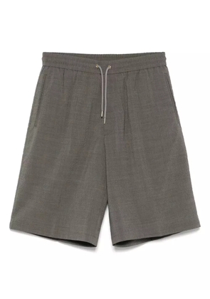 Paul Smith seersucker straight-leg shorts - Grey