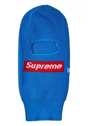 Supreme x New Era Box Logo knitted balaclava - Blue