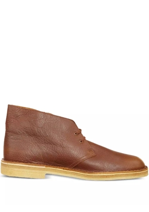 Clarks leather desert boots - Brown