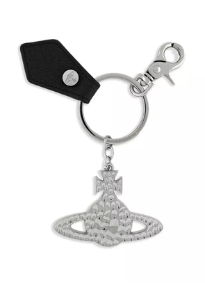 Vivienne Westwood Orb-plaque keychain - Black