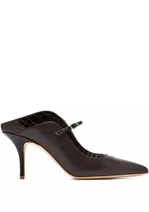 Malone Souliers pointed-toe heeled mules - Brown
