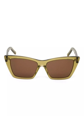 Saint Laurent Eyewear cat-eye sunglasses - Green