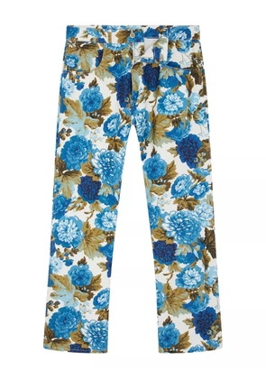 FURSAC five-pockets twill trousers - Blue