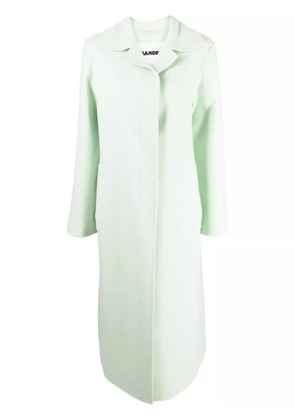 Jil Sander single-breasted cashmere coat - Green