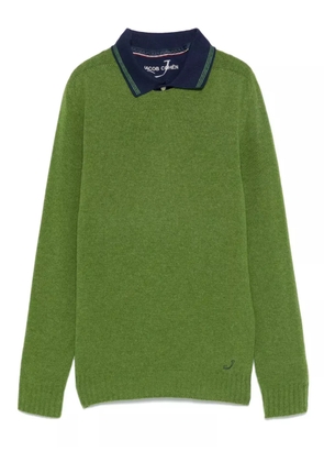 Jacob Cohën wool sweater and polo set - Green