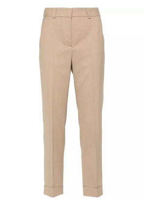 Peserico straight-leg tailored trousers - Brown