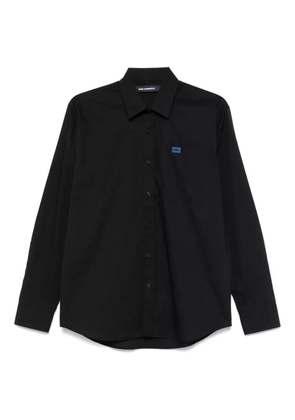 Karl Lagerfeld logo-embroidered shirt - Black