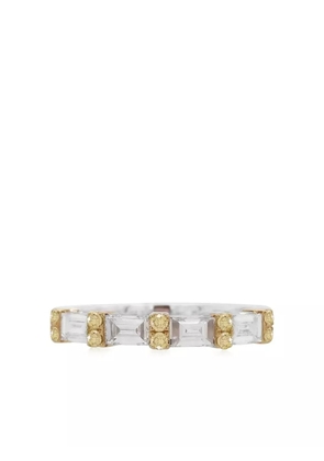 HYT Jewelry 18kt white gold diamond ring - Silver