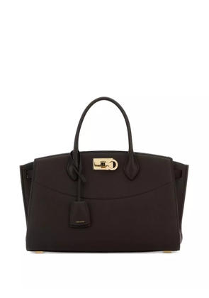 Ferragamo Ferragamo Studio leather tote bag - Brown