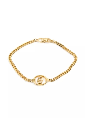 Christian Dior Pre-Owned 1990s CD chain bracelet - Gold