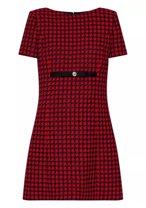 Versace Medusa tweed mini dress - Black