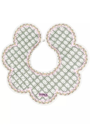 Gunia Project scalloped floral-print collar - Neutrals