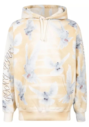 Supreme Doves graphic-print hoodie - Neutrals