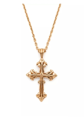Emanuele Bicocchi large Avelli cross necklace - Gold