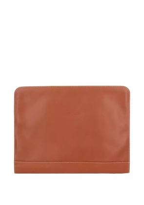 Longchamp Le Foulonné leather case - Brown