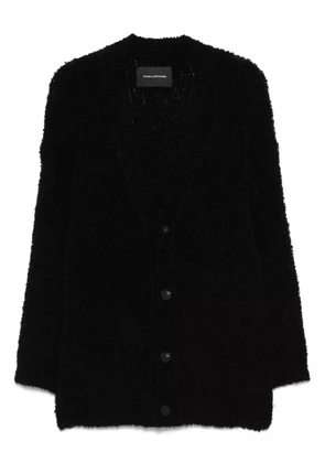 Tagliatore virgin wool-blend cardigan - Black