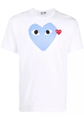 Comme Des Garçons Play heart print T-shirt - White