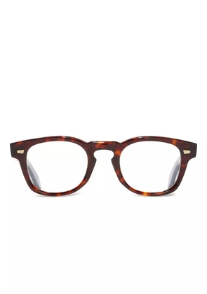 Cutler & Gross tortoiseshell-effect glasses - Red