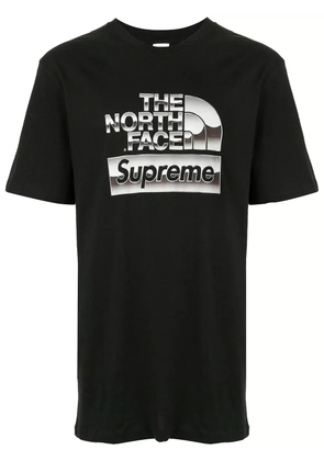 Supreme tnf metallic logo T-shirt - Black