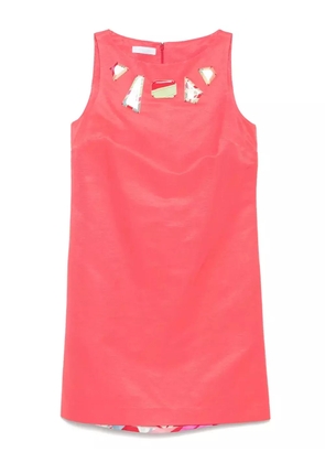 PUCCI Pre-Owned 2000s pattern-plaque mini dress - Pink