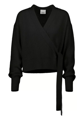 Allude wrap cardigan - Black