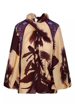 Johanna Ortiz Intricate Islands top - Neutrals