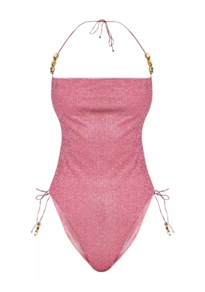 Oséree halter-neck swimsuit - Pink