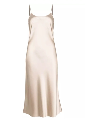 VOZ scoop-neck sleeveless dress - Neutrals
