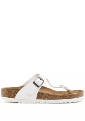 Birkenstock Gizeh Birko-Flor thong slides - White