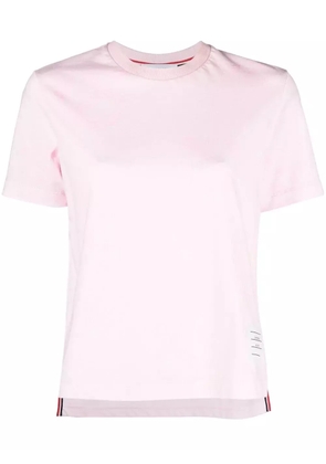 Thom Browne anchor-print T-shirt - Pink