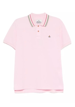 Vivienne Westwood tipped polo shirt - Pink