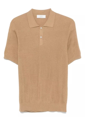 Mauro Ottaviani knitted polo shirt - Neutrals