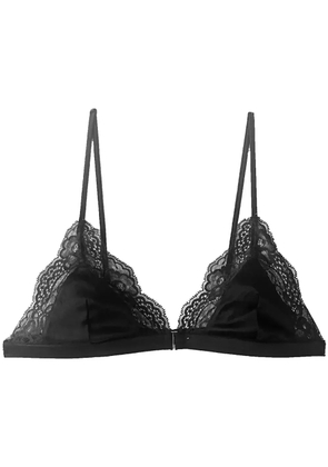 Fleur Du Mal Naomi lace triangle bra - Black