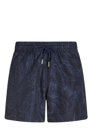 ETRO paisley-print swim shorts - Blue