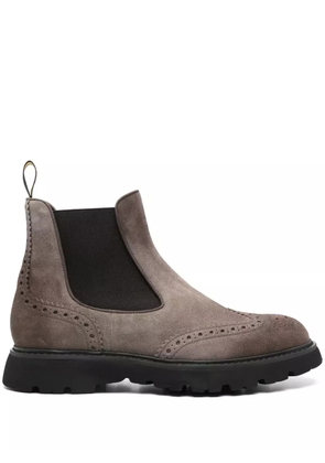 Doucal's suede Chelsea boots - Brown