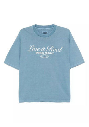 izzue graphic-print T-shirt - Blue