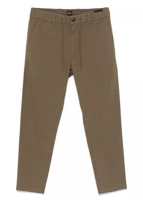 BOSS tapered trousers - Green