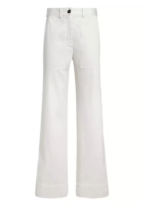 ETRO flared trousers - White
