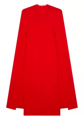 Stella McCartney round-neck cape dress - Red