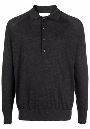 Nanushka wool long-sleeve polo shirt - Grey
