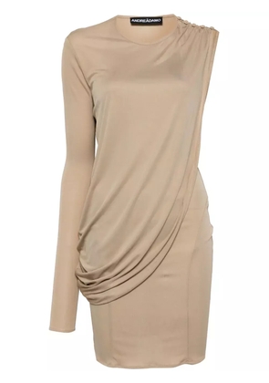 ANDREĀDAMO assimetric draped dress - Neutrals