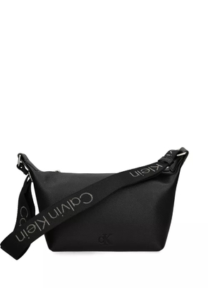 Calvin Klein logo-strap crossbody bag - Black