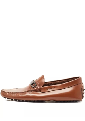 Tod's Vintage pre-owned leather loafers - Brown