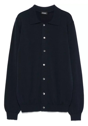 Cenere GB knitted shirt - Blue
