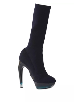 Jil Sander Pre-Owned 150mm stretch boots - Black