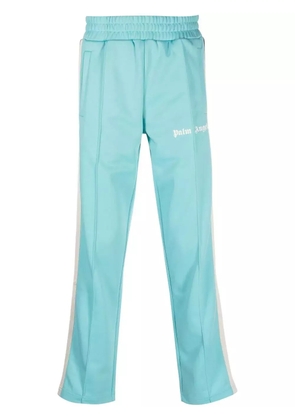Palm Angels logo-print track pants - Blue
