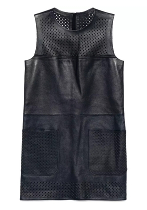 Louis Vuitton Pre-Owned 2000s Leather dress - Blue